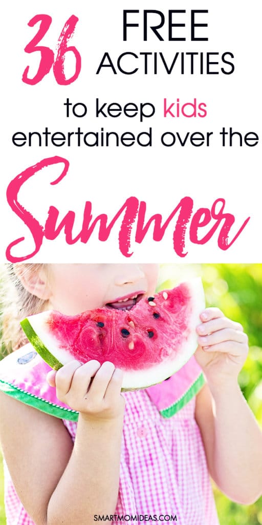 36 Free Ways to Entertain Your Child Over the Summer