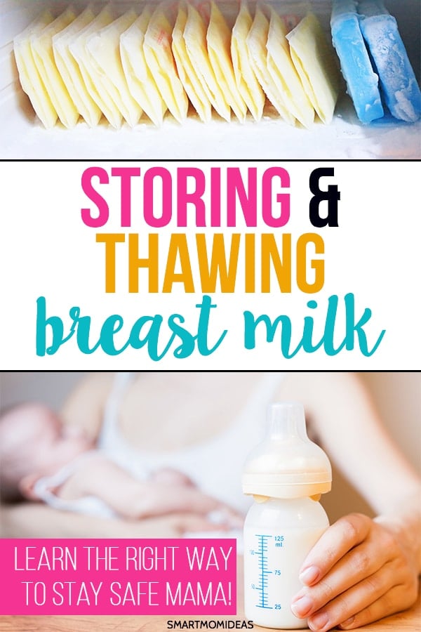 frozen breast milk storage