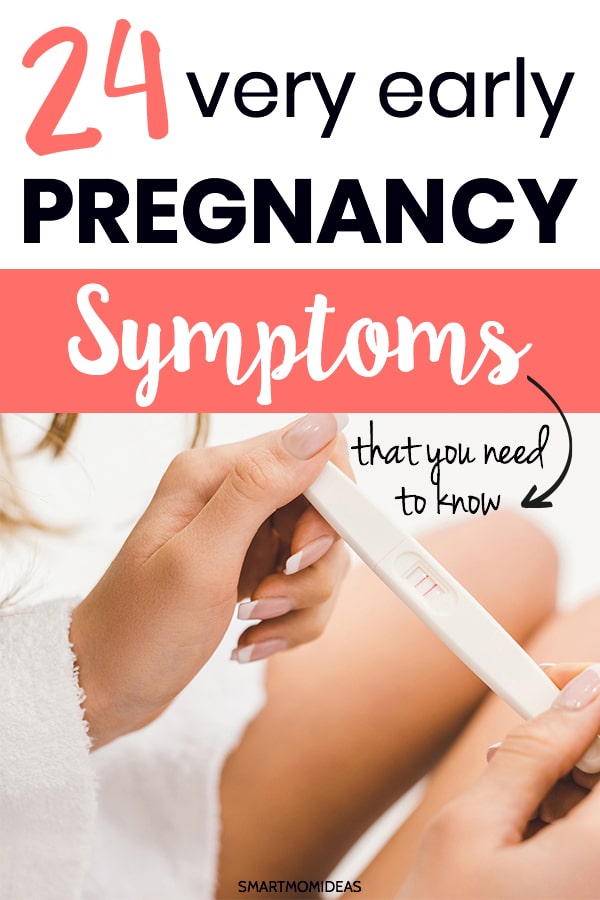 24 Very Early  Signs of Pregnancy  Smart Mom Ideas