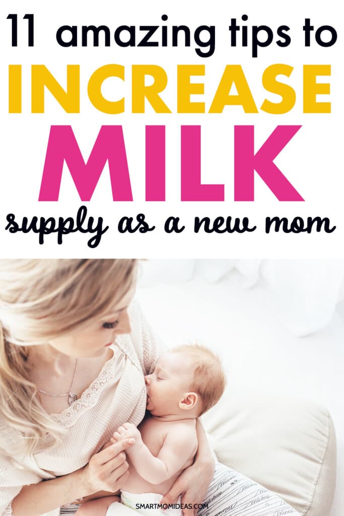 11 Amazing Tips to Increase Milk Supply (As a New Mom)