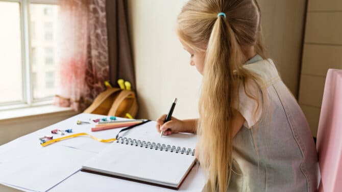 16 Best Homeschool Desk Ideas for Kids