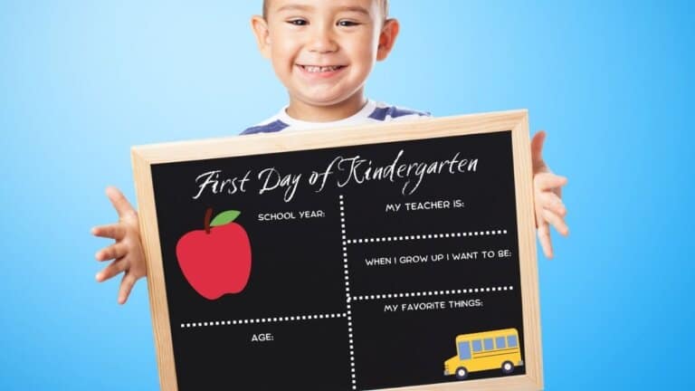 19 Must-See First Day of School Sign Ideas (+ My Twins’ First Day of School Sign)