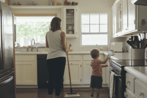 bemmerr_a_photo_of_a_mom_in_the_kitchen_that_has_a_broom_restin_12b0b125-32eb-48fa-897c-c2960145f41f